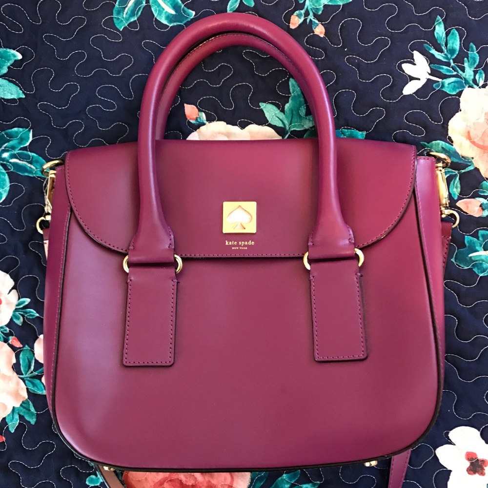 Kate Spade Bond Street Flo Smooth Leather Satchel